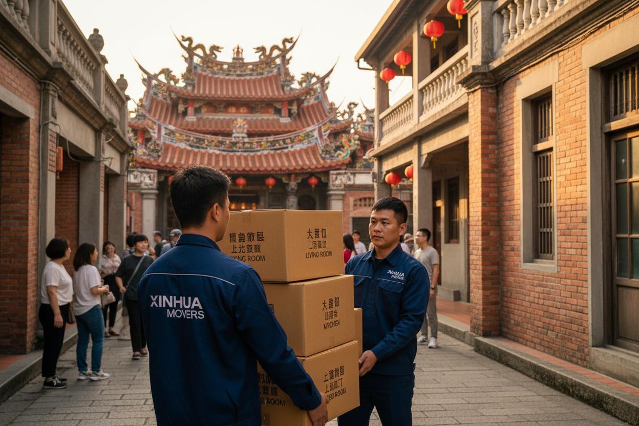 9458專業搬家團隊在新化老街執行搬家服務